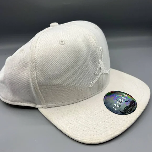 Air‎ Jordan Hat Men White Embroidered Logo Jumpman Snap Back Cap